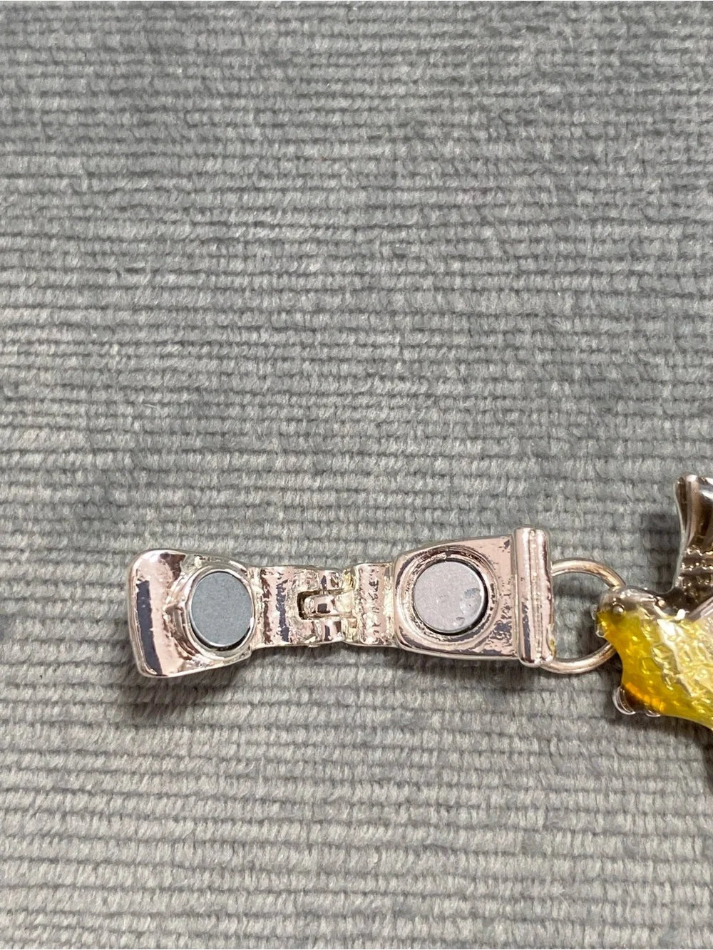 Multicolor Enamel Bird Link Bracelet Magnetic Closure size 6.5 vintage - Picture 7 of 17